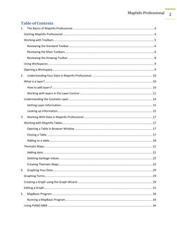 MapInfo Professional User Guide | PDF | Chart | Cartesian Coordinate System