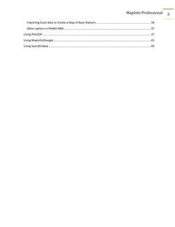 MapInfo Professional User Guide | PDF | Chart | Cartesian Coordinate System