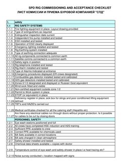 Rig Safety and Inspection Checklist | PDF | Drilling Rig | Pump