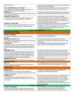 the petitioners'' lands. 
only because of the expanded concept of public use but also because of 
specific provisions in the