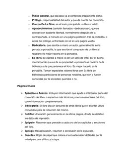 o Índice General, que da paso ya al contenido propiamente dicho. 
o Prólogo, responsabilidad del autor y que da cuenta del co