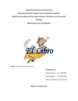 Republica Bolivariana de Venezuela 
Ministerio Del Poder Popular Para La Educación Superior 
Instituto Universitario de Tecno