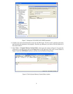 Figure 7. Setting the CYCLONEII SAFE WRITE parameter.
4. Compile your code and download the circuit onto the DE2 board. Test