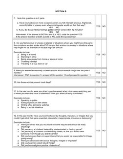 Modified Mini Screen Questionnaire | PDF | Psychological Trauma | Mind