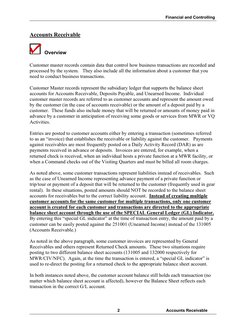 Financial and Controlling
2
Accounts Receivable
Accounts Receivable
  Overview
Customer master records contain data that cont