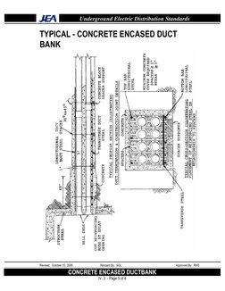 Concrete Encasement Duct Bank Standards | PDF | Duct (Flow) | Industries