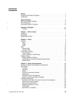 Contents
Notices  . . . . . . . . . . . . . . . . . . . . . . . . . . . . . . . . . . . . . . . . . . .
x
Programming I