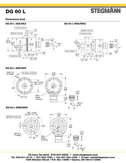 DG 60 L Incremental Encoder Specs | PDF | Hertz | Cable
