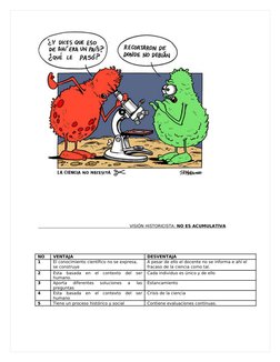 VISIÓN HISTORICISTA: 
 
 NO ES ACUMULATIVA
 
 
NO
VENTA