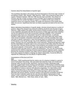 Htp Rationale HTP Test Interpretation Guidelines | PDF | Gender | Gender Studies