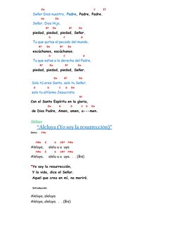 Em                                                 C        E7          
Señor Dios nuestro,  Padre, Padre, Padre.