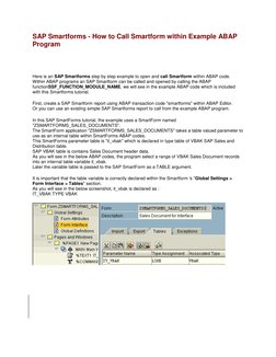 Finding SAP SmartForms Function Module | PDF | Portable Document Format ...