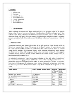 Contents: 
1) Introduction 
2) Objective 
3) Literature Review 
4) Material Selection 
5) Process Discussion 
6) Cost Analysi