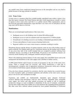 any rainfall comes from complicated internal processes in the atmosphere and are very hard to 
predict because of the large a