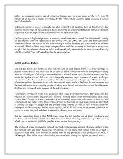 inflow, as upstream sources are diverted for human use. In seven states of the U.S. over 80 
percent of all historic wetlands