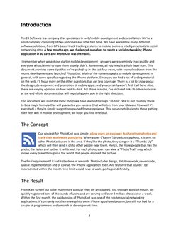 2 
 
Introduction 
 
 
Ten23 Software is a company that specializes in web/mobile development and consultation. We’re a 
smal