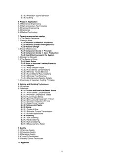 4
5.7.6.2 Protection against abrasion 
5.7.6.3 Cutting 
   
6 Areas of Application 
6.1 Mechanical Engineering 
6.2 High-te