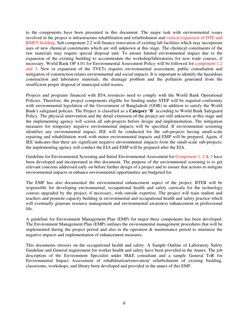 ii 
 
to the components have been presented in this document. The major task with environmental issues 
involved in the proje