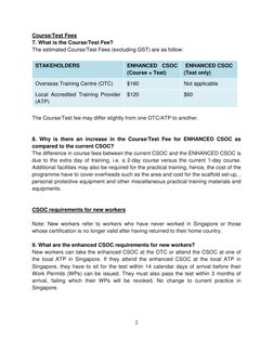 CSOC Course FAQs for Construction Workers | PDF | Government | Labour