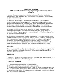 Understanding COPAR Phases in Community Health | PDF | Community ...