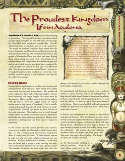 Jogo Conan: The Roleplaying Game (First Edition) - Aquilonia - Flower of the West (2005): o que