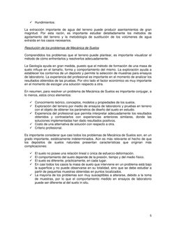 9 Hundimientos: 
 
a extracción importante de agua del terreno puede producir asentamientos de gran 
esolución de los problem
