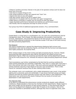 • Observe carefully and show interest in the jobs of all operators whose work he does not 
know how to do well 
• Get them to