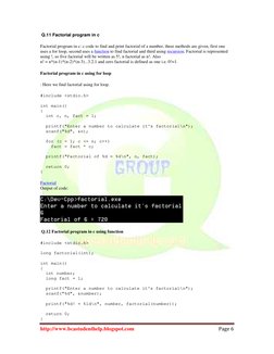 C Programming Exercises and Solutions | PDF | C (Programming Language ...