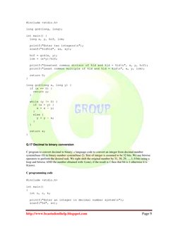 C Programming Exercises and Solutions | PDF | C (Programming Language ...