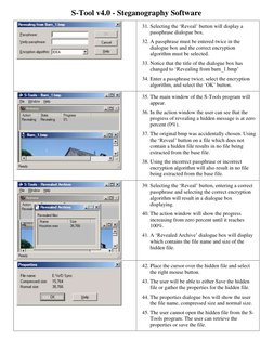 S Tools S-Tool 4.0: Steganography Guide | PDF | Technology & Engineering