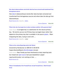 How data  (http://www.geekinterview.com/Interview-Questions/Data-Warehouse/General/page3)in datawarehouse stored after data h
