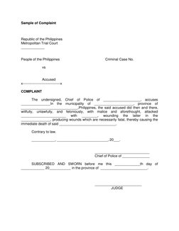 Application for Search Warrant Sample | PDF | Affidavit | Complaint