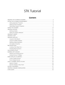 STK Tutorial: Basic Functions Guide | PDF | Button (Computing) | Satellite