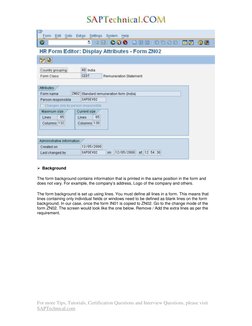 Printing SAP Pay Slips with HR Forms | PDF | Human Resources | Human ...