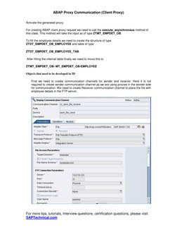 ABAP Proxy Communication Overview | PDF | Proxy Server | Java ...