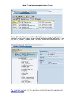 ABAP Proxy Communication Overview | PDF | Proxy Server | Java ...