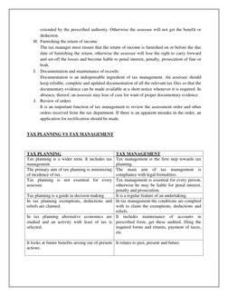 extended by the prescribed authority. Otherwise the assessee will not get the benefit or 
deduction.  
H. Furnishing the retu