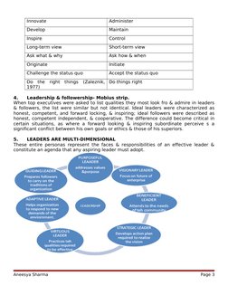 Innovate
Administer
Develop
Maintain
Inspire
Control
Long-term view
Short-term view
Ask what & why
Ask how & when
Originate
I