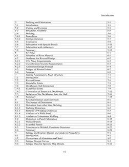 Introduction
vii
5
Welding and Fabrication
5-1
5.1
Introduction
5-1
5.2
Cutting and Forming
5-1
5.3
Structural Assembly
5-5
5