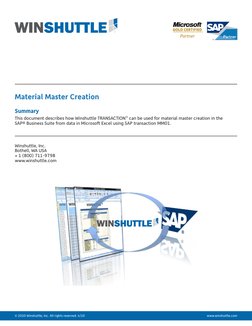 Material Master Creation | PDF