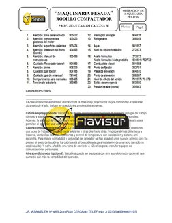 JR. ASAMBLEA Nº 485 2do PISo CERCAdo TELEFoNo: 310135 #999069195 
“MAQUINARIA PESADA” 
RODILLO COMPACTADOR 
 
PROF. J