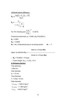 c  )   Ove
 
 r      a  l  l    co
  l  u   m
  n     eff
  i  c  i  ency :
 
 
log{1 + E a (λ − 1)}
Eoc =
log λ
E
Ea =