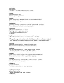 apiculture
bee-keeping
Apiculture is one of the viable businesses in India
apiarist
person who keeps bees
He is an apiarist b