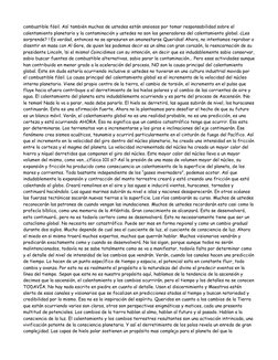 combustible fósil. Así también muchos de ustedes están ansiosos por tomar responsabilidad sobre el 
calentamiento planetario