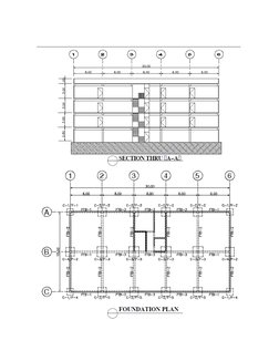 4-Storey Commercial Building Plan | PDF | Structural Engineering ...