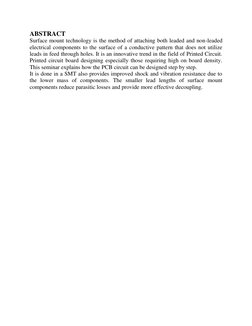Surface Mount Technology Overview | PDF | Printed Circuit Board | Soldering