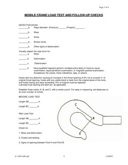 Mobile Crane Load Test Procedure | PDF | Crane (Machine) | Manufactured ...