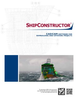 To download a PDF of this document, 
scan the barcode with your mobile device 
or visit www.shipconstructor.com
CAD/CAM softw