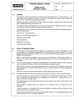 Piping Rack Training Course Drawing.pdf Piperack Design and Piping Manual | PDF | Technology & Engineering