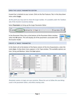Autodesk Inventor Ilogic Basic Tutorial | PDF | Menu (Computing) | Icon ...